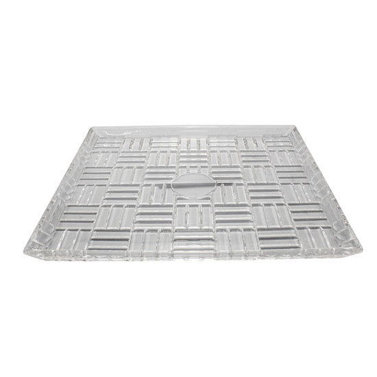 Imagem BANDEJA RETANGULAR PLATE EM VIDRO 2,5X30X26CM - ADELY CRYSTAL
