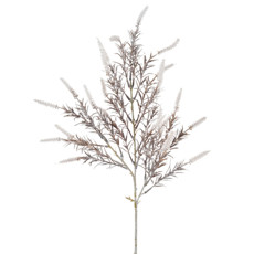 Imagem de HASTE DECORATIVA DE CATTAIL CINZA EM PLÁSTICO MOLDÁVEL 60X11CM - GRILLO - Grillo Ltda