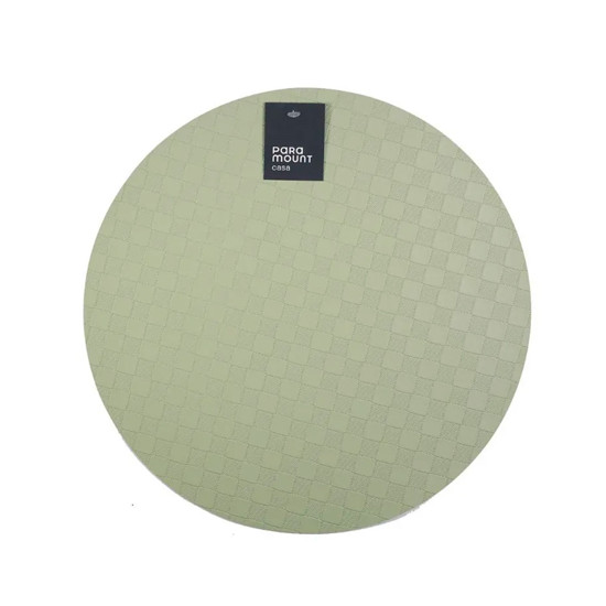 Imagem LUGAR AMERICANO PREMIUM CUBE VERDE EM PVC 38X38CM - PARAMOUNT INDUSTRIA