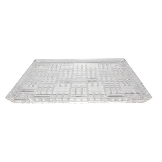 Imagem BANDEJA RETANGULAR PLATE EM VIDRO 2,5X30X26CM - ADELY CRYSTAL