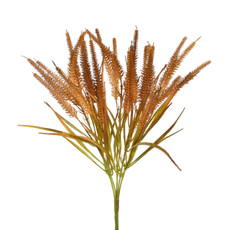 Imagem de HASTE DECORATIVA DE CATTAIL CAFÉ EM PLÁSTICO MOLDÁVEL 44X12CM - GRILLO - Grillo Ltda