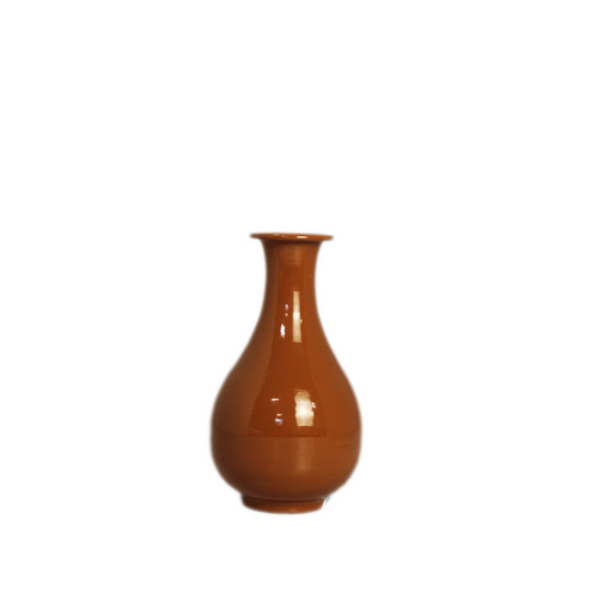 Imagem VASO DECORATIVO DE METAL TERRACOTA 18X9X9CM - LUCATTI