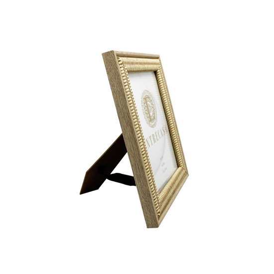 Imagem PORTA-RETRATO DECORATIVO EM MDF COM BORDA TEXTURA PALHA 27X22X2CM - ENTRECASA