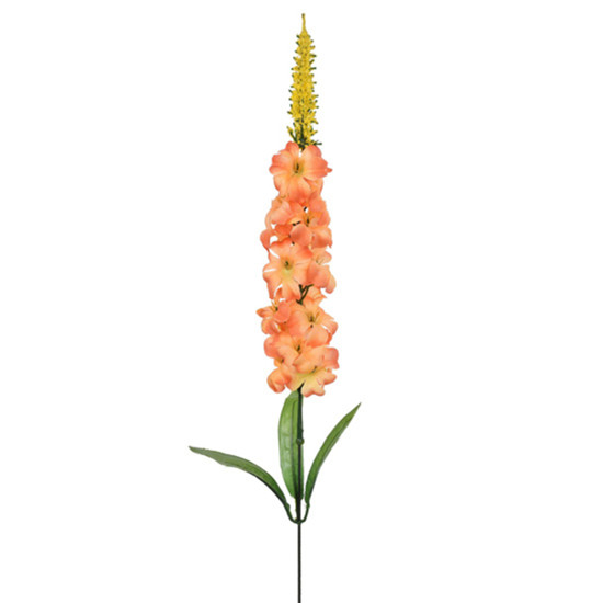 Imagem HASTE DECORATIVA DE DELFINIUM OUTONO LARANJA EM PLÁSTICO 55X5 CM - GRILLO