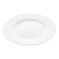 Imagem de PRATO RASO ADANA EM PORCELANA BRANCA 27CM - WOLFF - Rojemac Impotacao E Exportacao Ltda