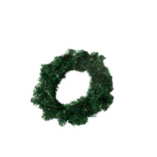 Imagem de GUIRLANDA DECORATIVA NATALINA COR VERDE 60X60X7 CM - Dinatale Import Ltda