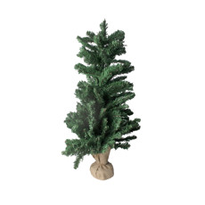 Imagem de ÁRVORE NATALINA DECORATIVA VERDE EM PLÁSTICO 90X45X45 CM - Grillo Ltda
