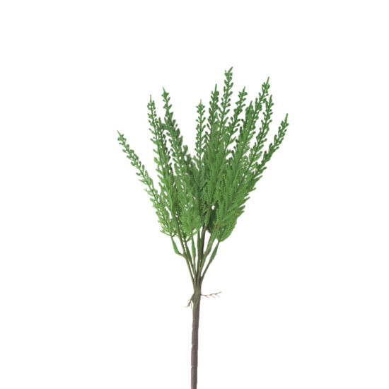 Imagem HASTE DE FOLHAS VERDE EM PLÁSTICO 44X12X6 CM - GRILLO 58943 CM