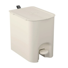 Imagem de LIXEIRA BORBOLETA 12L COM PEDAL EM POLIPROPILENO LIGHT GRAY 27X32X22CM - COZA - Brinox Metalurgica S  A