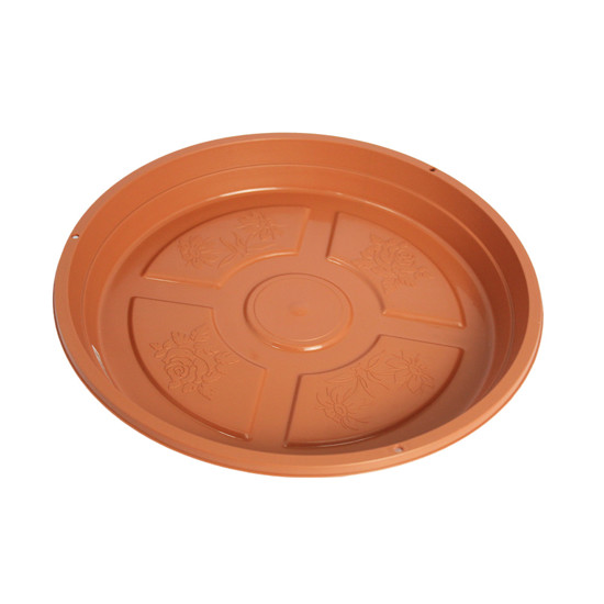 Imagem PRATO PARA VASO DE PLANTAS EM POLIPROPILENO COR TERRACOTA 4X31CM - ATACAPLAST