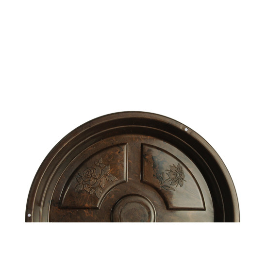 Imagem PRATO PARA VASO DE PLANTAS EM POLIPROPILENO MARROM CAFÉ 2X16CM - ATACAPLAST