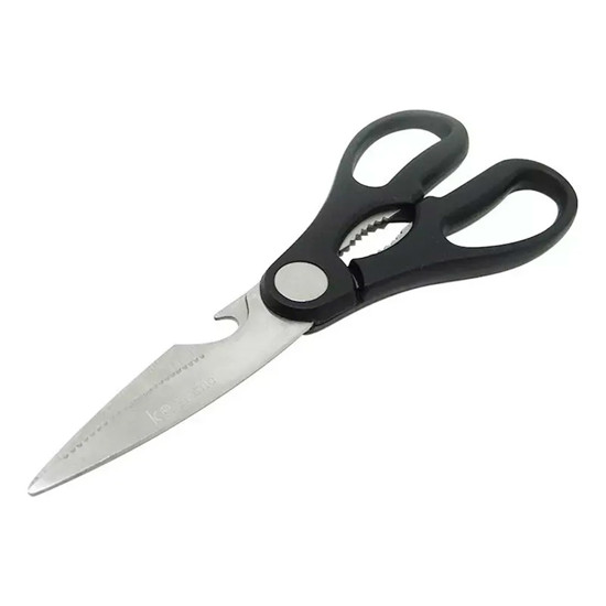 Imagem TESOURA MULTIUSO EM AÇO INOX E FIBRA DE BAMBU 1X20X8,5CM - LYOR
