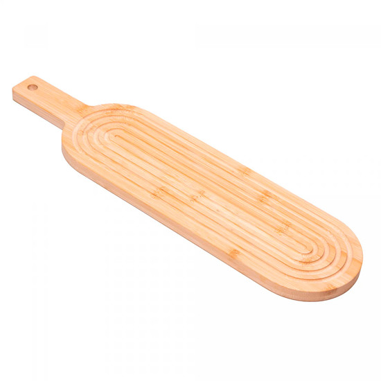 Imagem TÁBUA OVAL DECORATIVA GREEK EM BAMBU 1,5X45X12CM - LYOR