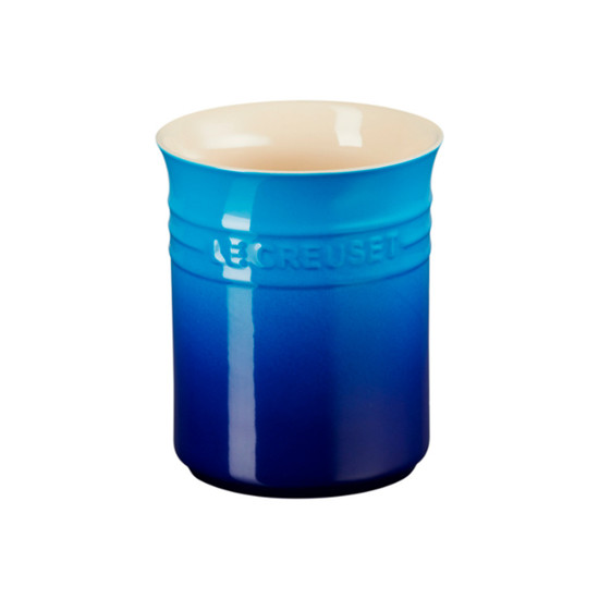 Imagem PORTA UTENSÍLIOS CLÁSSICO 1L EM CERÂMICA AZURE BLUE 14,8X12,2X12,2CM - LE CREUSET