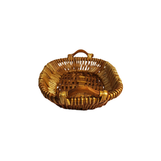 Imagem BANDEJA OVAL PEQUENA DECORATIVA EM PALHA 13X61X40CM - ENTRECASA