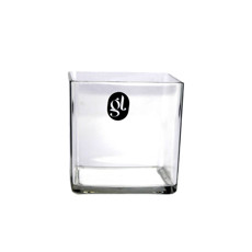 Imagem de VASO QUADRADO DECORATIVO EM ACRÍLICO 8X8X8CM - GRILLO - Grillo Ltda