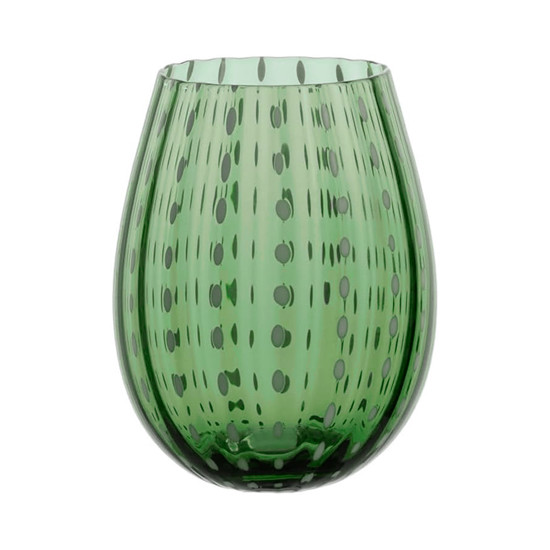 Imagem CONJUNTO DE COPOS 500ML EM VIDRO DOTS VERDE 12,5X8X8CM - CROSS