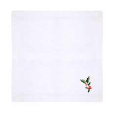 Imagem de GUARDANAPO DE PAPEL NATALINO BRANCO 40X40CM - CROMUS - Cromus Embalagens Ind E Com Ltda
