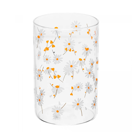 Imagem CONJUNTO 2 COPOS SUNFLOWER 280ML VIDRO BOROSSILICATO 10X6,5CM - WOLFF