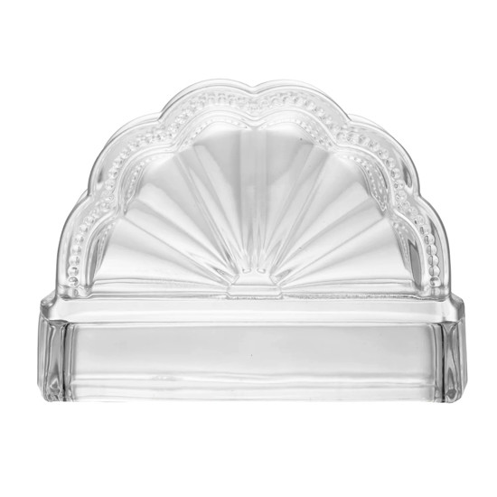 Imagem PORTA GUARDANAPOS BELLE EPOQUE EM CRISTAL ECOLÓGICO 10X12X4CM - LYOR