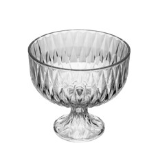 Imagem de CENTRO DE MESA DIAMOND EM CRISTAL ECOLÓGICO COM PÉ 22X23CM - LYOR - Coliseu Presentes Ltda