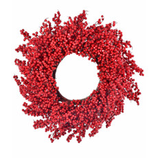 Imagem de GUIRLANDA DECORATIVA DE BERRIES VERMELHAS EM FIBRA NATURAL E PLÁSTICO 55CM - GRILLO - Grillo Ltda