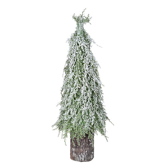 Imagem ÁRVORE DE NATAL VERDE NEVADA COM GLITTER 68CM - GRILLO