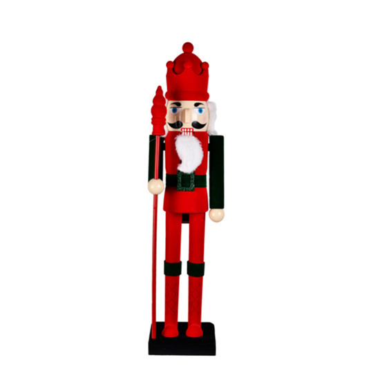 Imagem QUEBRA NOZES DECORATIVO VERMELHO E VERDE EM PLÁSTICO 60CM - GRILLO