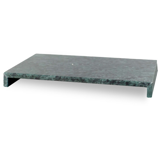 Imagem BANDEJA RETANGULAR DECORATIVA DE MÁRMORE VERDE 3X35X25CM - CROSS