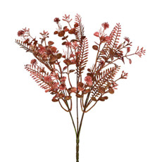 Imagem de HASTE DE FOLHAS OUTONADAS DE PLÁSTICO 30X15CM - GRILLO - Grillo Ltda