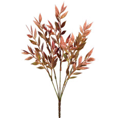 Imagem de HASTE DE FOLHAS OUTONADAS DE PLÁSTICO 35X7CM - GRILLO - Grillo Ltda