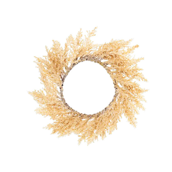 Imagem GUIRLANDA DECORATIVA OFF WHITE DE PLÁSTICO 33CM - CROMUS