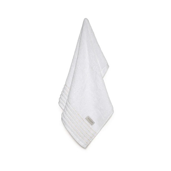 Imagem TOALHA DE ROSTO PALLADIO BRANCO E LEGNO DE ALGODÃO 48X80CM - TRUSSARDI