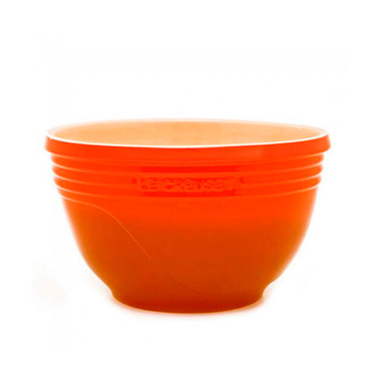 Imagem MIXING BOWL REDONDO LARANJA 3,8L DE CERÂMICA 14X25X25CM - LE CREUSET