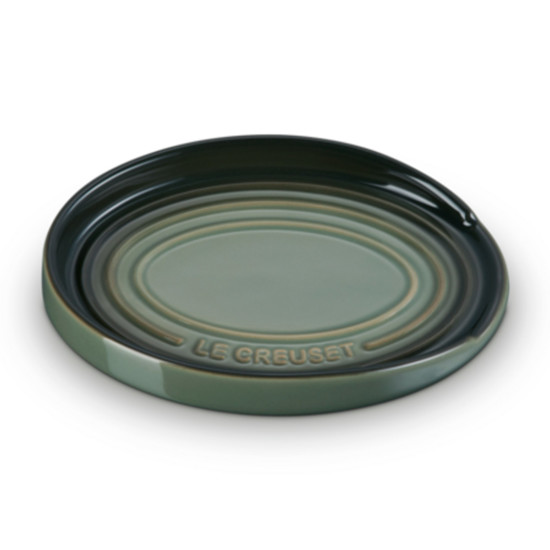 Imagem DESCANSO OVAL DE CERÂMICA PARA COLHER 16X12X2CM - LE CREUSET