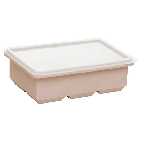 Imagem FORMA BEGE DE SILICONE PARA GELO 6 CUBOS 5,5X16,5X13CM - LYOR
