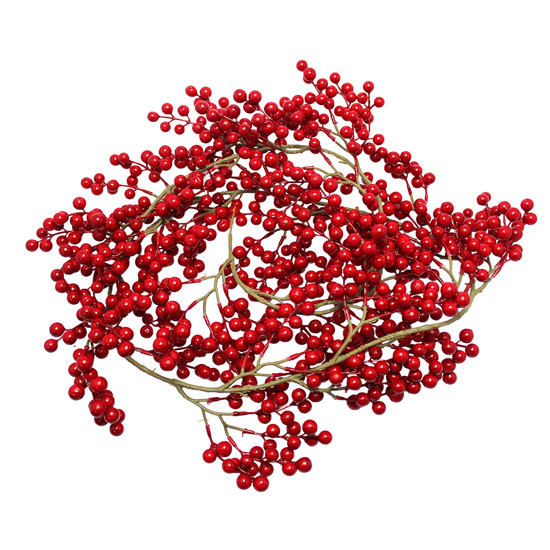 Imagem FESTÃO NATALINO DECORATIVO DE BERRIES VERMELHAS 175X10CM - GRILLO