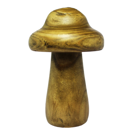 Imagem COGUMELO DECORATIVO DE MADERIA 20X12X12CM - LUCATTI