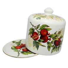 Imagem de PORTA PANETONE DE CERÂMICA COM CÚPULA 19X21X21CM - SCALLA CERÂMICA - Scalla Ceramica Artistica Ltda-Epp