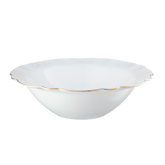 Imagem BOWL VIDRO OPALINE PLISSÊ GOLD 5,2X17,5CM - TUUT