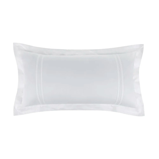 Imagem ALMOFADA 400 FIOS DE ALGODÃO NAXOS BRANCO 35CM X 70CM - TRUSSARDI