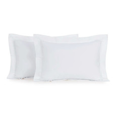 Imagem de JOGO DE FRONHAS 200 FIOS 100% ALGODÃO FIESOLE BRANCO - TRUSSARDI - Karsten S.A 