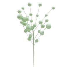 Imagem de HASTE NATALINA DECORATIVA VERDE BEBÊ MOLDÁVEL DE PLÁSTICO E METAL 63CM - TOKDACASA - Cromus Embalagens Ind E Com Ltda