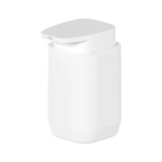 Imagem de PORTA SABONETE LÍQUIDO AURA 380ML BRANCO DE POLIESTIRENO 13,5X10X8CM - OU - Martiplast Industria E Comercio De Plast