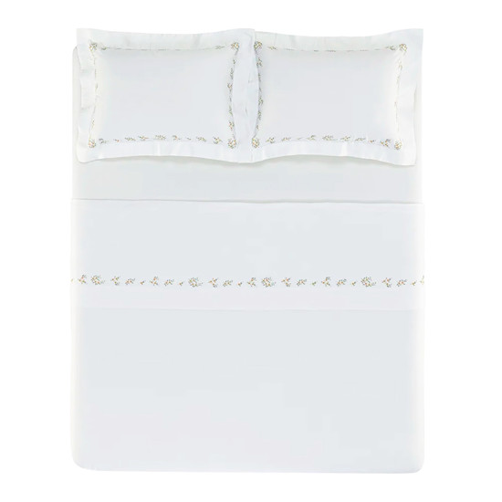 Imagem JOGO DE CAMA KING 300 FIOS 100% ALGODÃO EGÍPCIO ZAGARA - TRUSSARDI