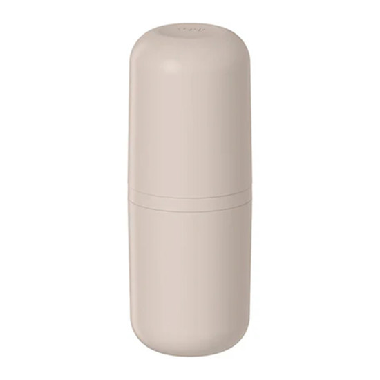 Imagem PORTA ESCOVA DE DENTE BOLD COR BEGE FECHADO 7,8X7,8X20,5CM - OU