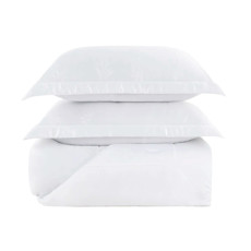 Imagem de JOGO DE COLCHA KING 300 FIOS DE ALGODÃO BAMBU OLIVINE BRANCO - TRUSSARDI - Karsten S.A 