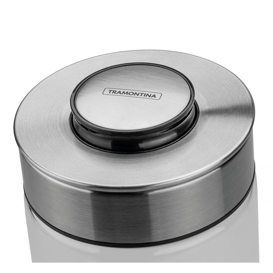 Imagem POTE DE VIDRO PUREZZA COM TAMPA DE AÇO INOX 1,8L - TRAMONTINA