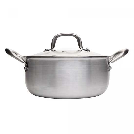 Imagem CAÇAROLA DE INDUÇÃO COM TAMPA PRIME COOK CINZA COM REVESTIMENTO ANTIADERENTE - WOLFF