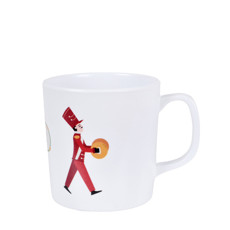 Imagem de CANECA BRANCA DE MELAMINA 9X11X8CM - GRILLO - Grillo Ltda